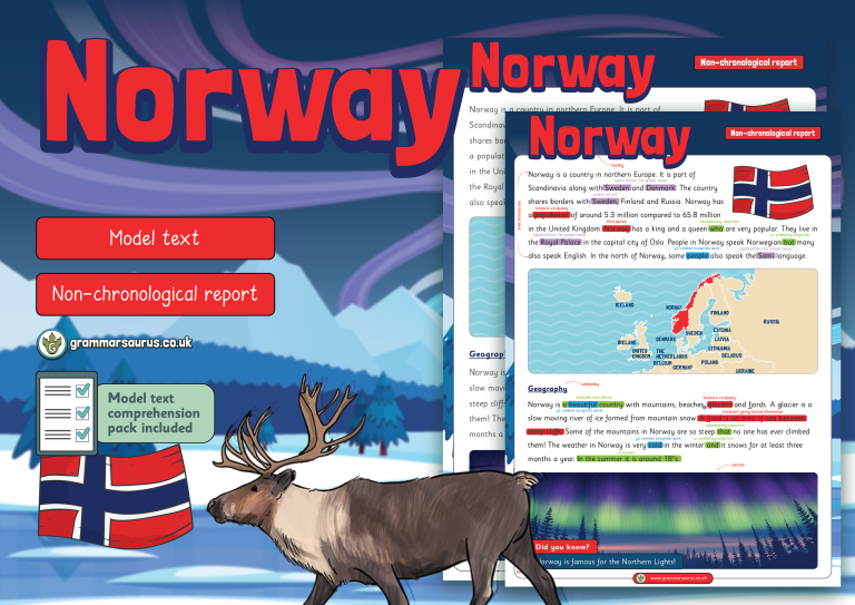 Year Model Text Non Chronological Report Norway Grammarsaurus