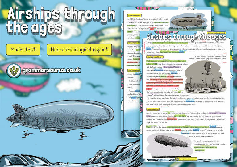 Year Model Text Non Chronological Report Airships Through The