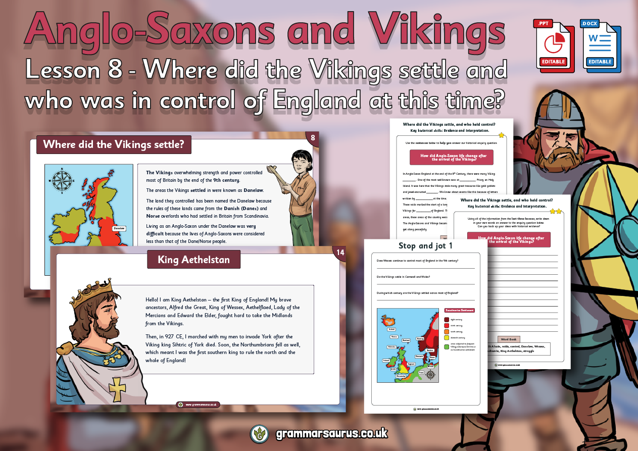 Year 5 History Anglo Saxons And Vikings Where Did The Vikings