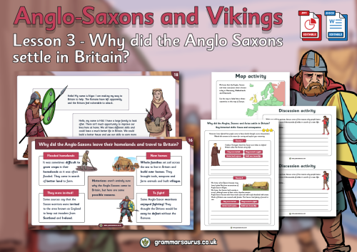 Year 5 History Anglo Saxons And Vikings Why Did The Anglo Saxons