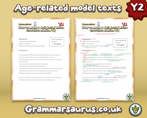 How to write instructions year 2 picture