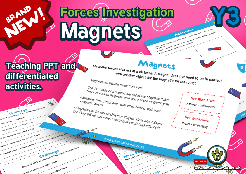 year 3 forces and magnets planning