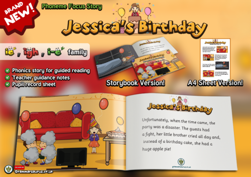 Jessica’s-Birthday - Grammarsaurus