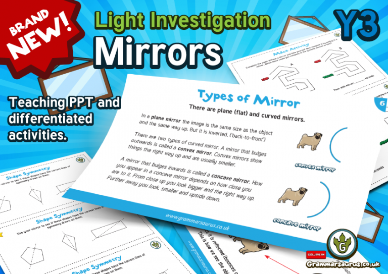 Year 3 Science Light Mirrors Lesson 6 Grammarsaurus 4513