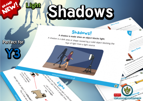 Year 3 Science Light Shadows Lesson 4 Grammarsaurus 3835