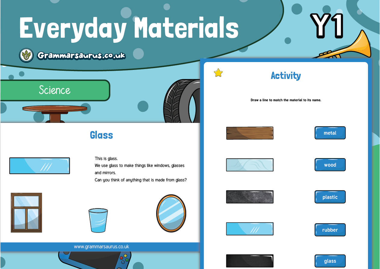 Year 1 Science Everyday Materials Identifying Materials Lesson 1