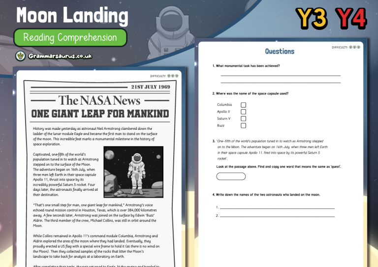 Newspaper report reading comprehension year 3 image