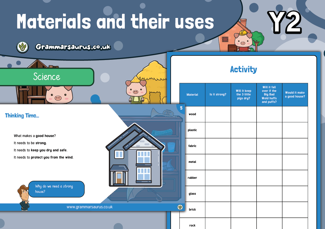 year 2 materials homework