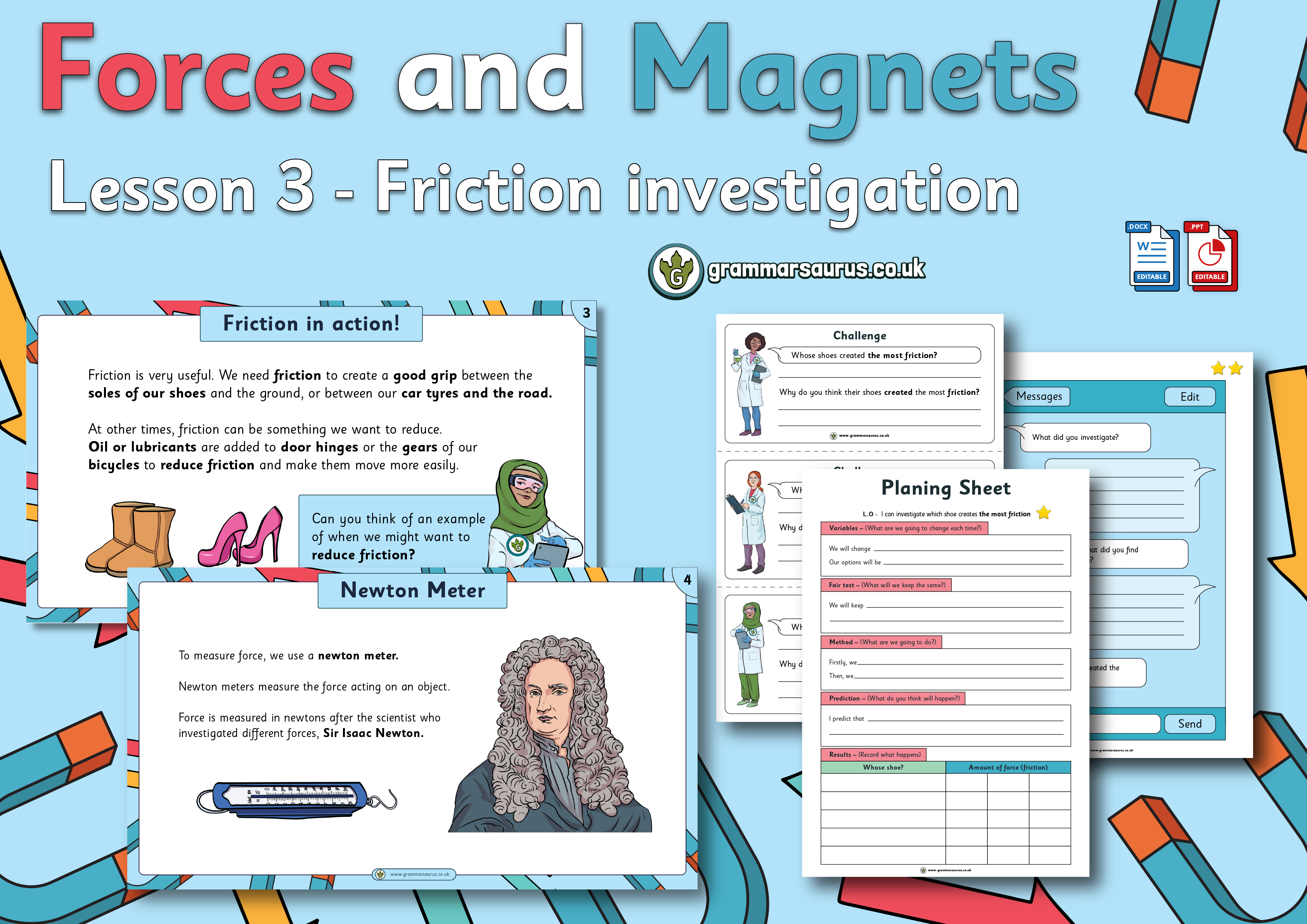 Year 5 Science - Forces And Magnets - Friction Investigation - Lesson 3 ...