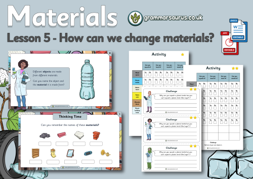 Year 2 Science - Materials - How Can We Change Materials? Lesson 5 ...