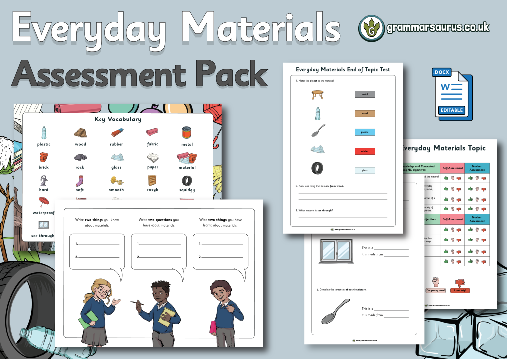 Free Science Everyday Materials Year 1 Planning Overv vrogue.co