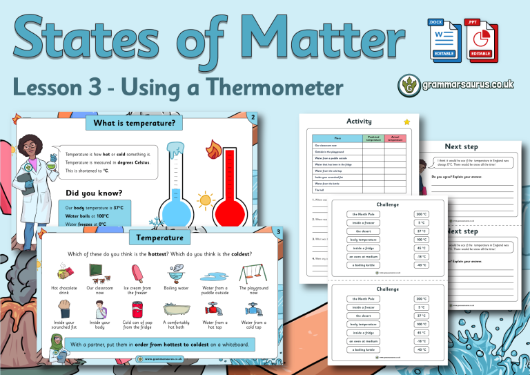 Year 4 Science - States of Matter - Using a Thermometer - Lesson 3 ...