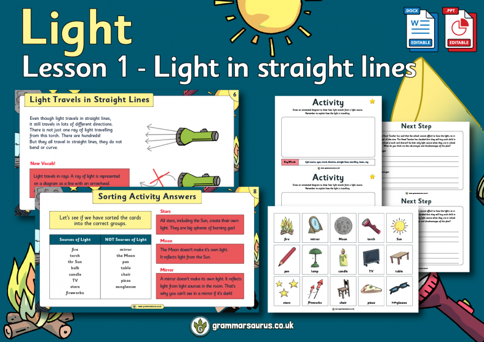 year 6 light homework