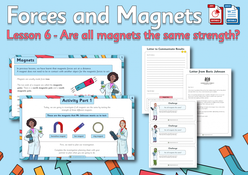 Year 3 Science - Forces And Magnets - Are All Magnets The Same Strength ...