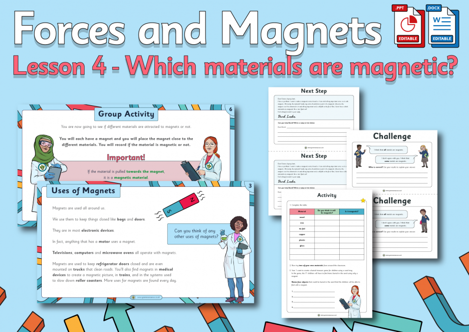 Year 3 Forces And Magnets - Grammarsaurus