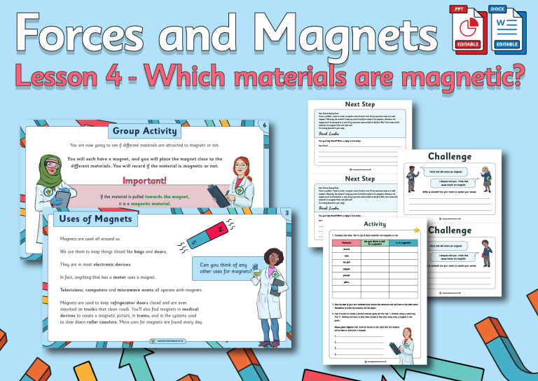 Year 3 Science - Forces And Magnets - Which Materials Are Magnetic ...