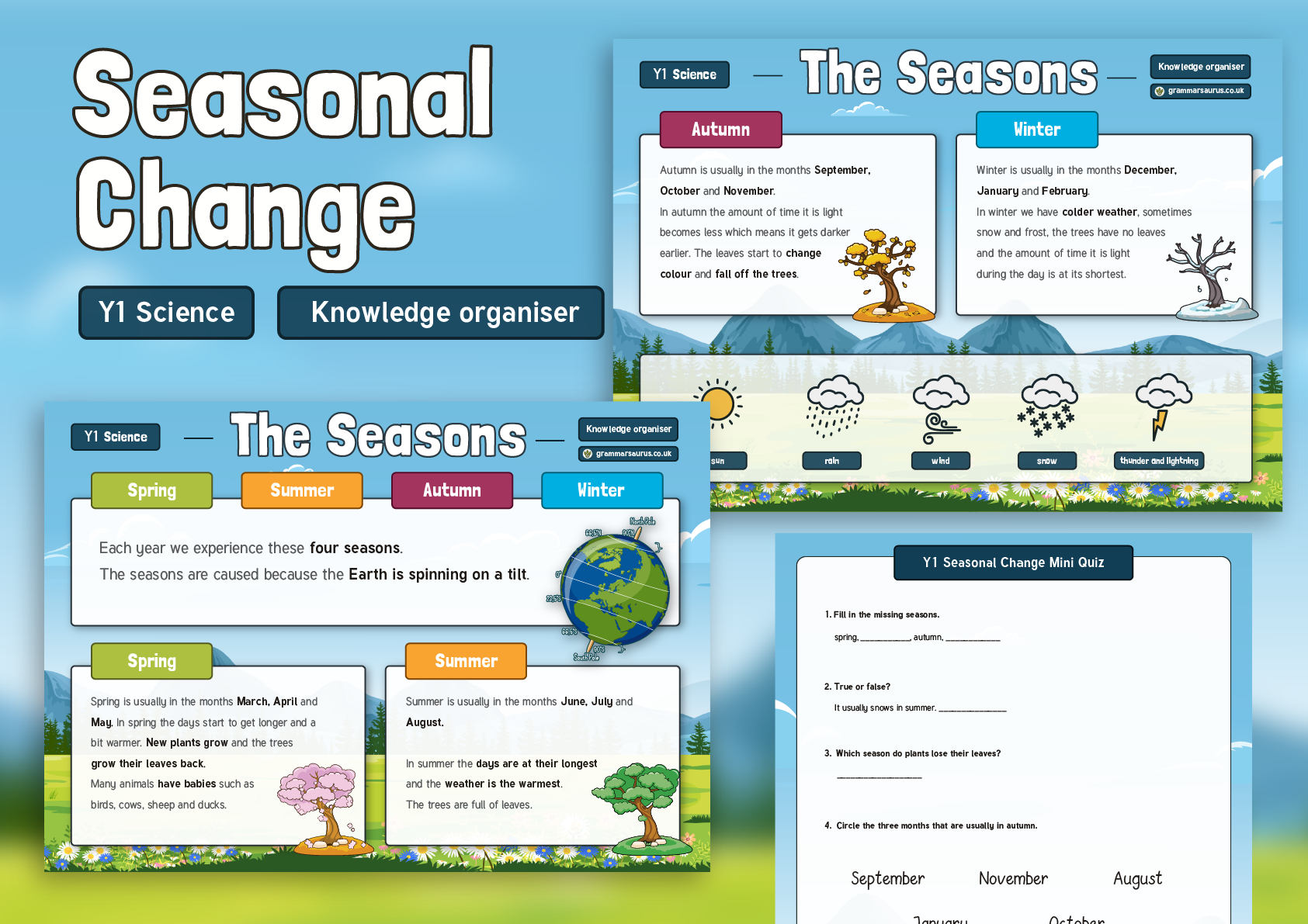 seasonal changes around the world