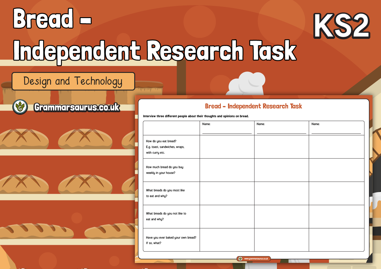 ks2-design-technology-tasting-bread-homework-task-grammarsaurus