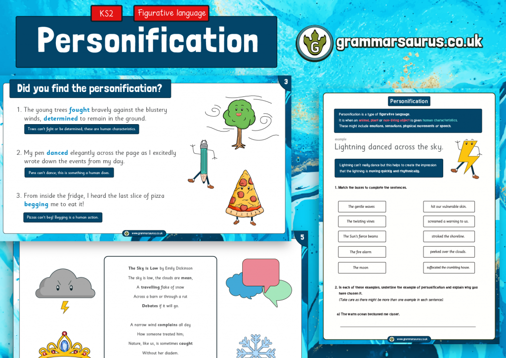 Personification Hgar Language School