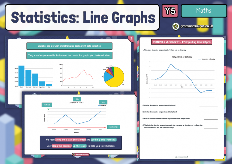 Line graph homework year 5 image