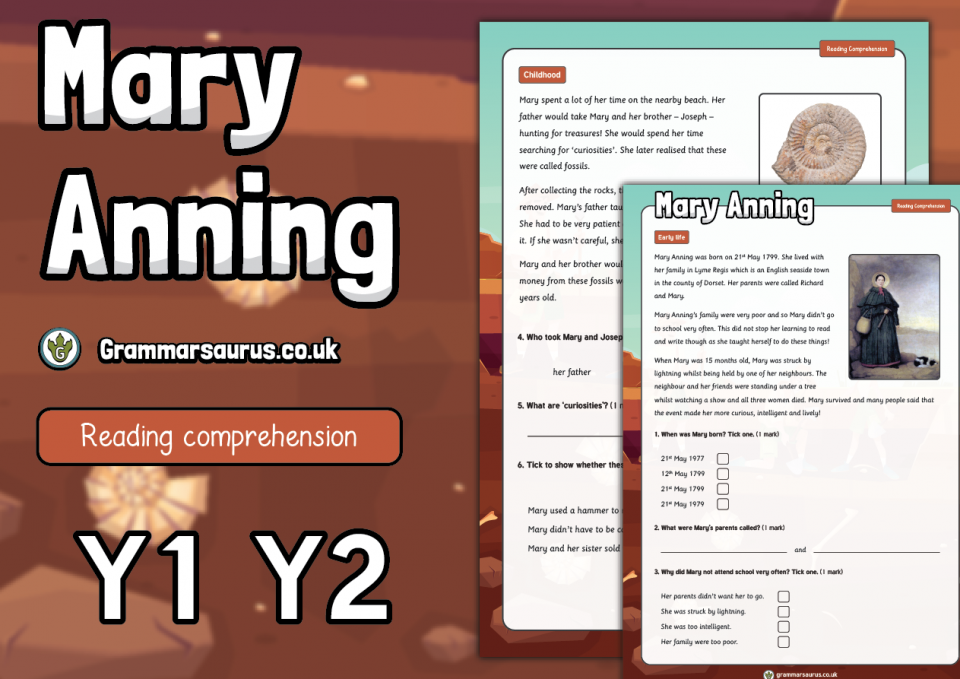 KS1 Comprehension Packs - Grammarsaurus
