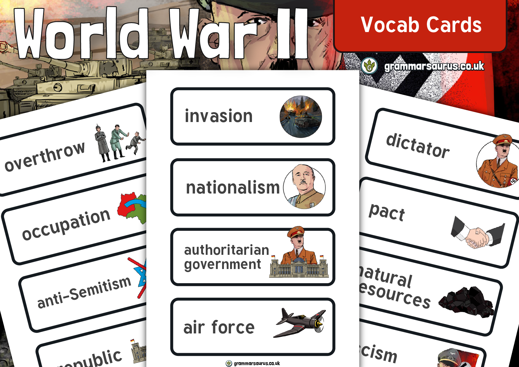 history-display-vocab-cards-world-war-2-grammarsaurus