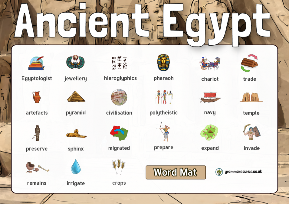 history-ancient-egypt-word-mat-grammarsaurus