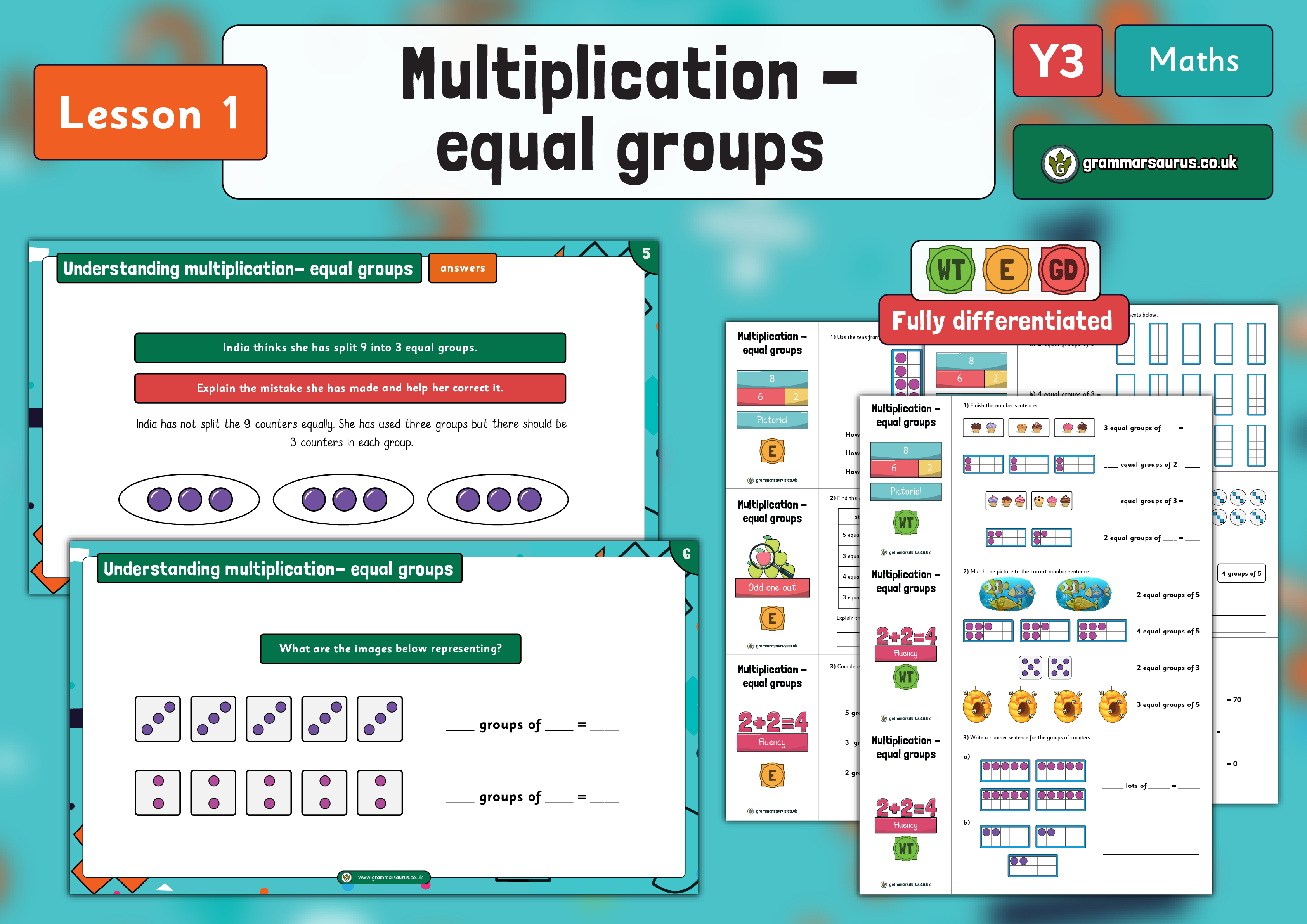 Year 3 Multiplication and Division - Understanding multiplication ...