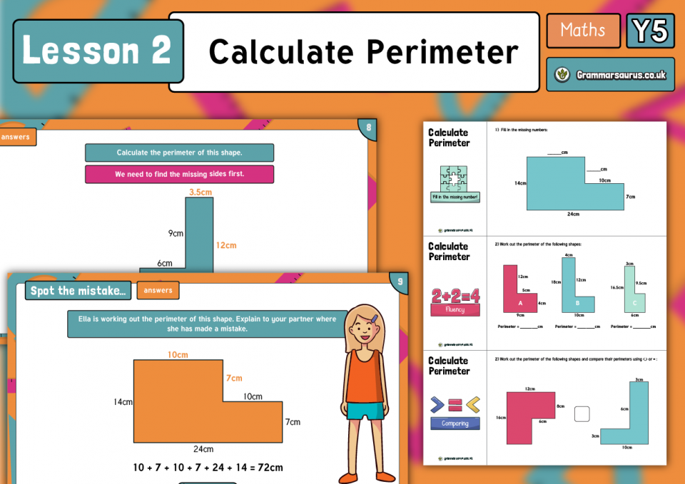 year 5 perimeter homework