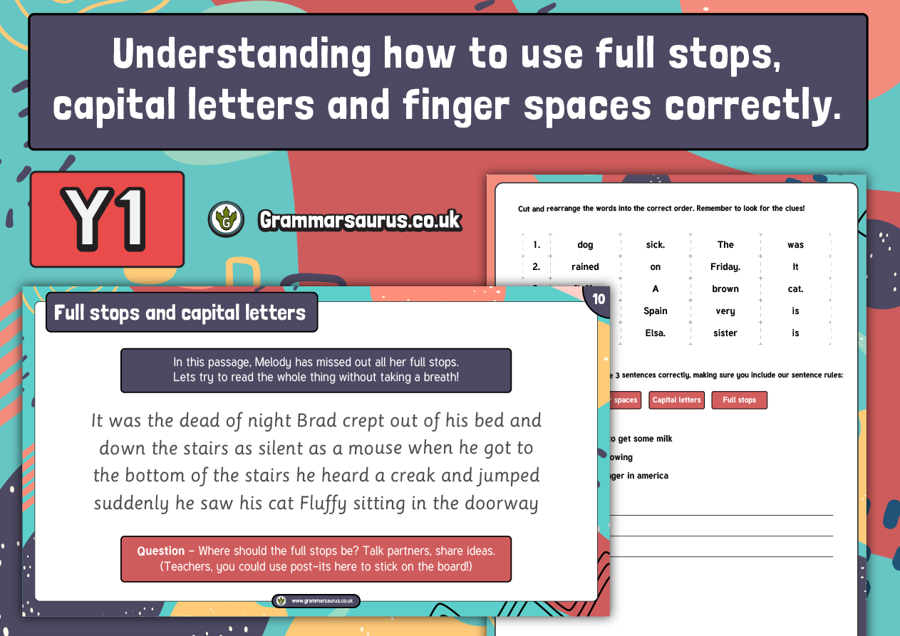 year-1-writing-capital-letters-full-stops-and-finger-spaces