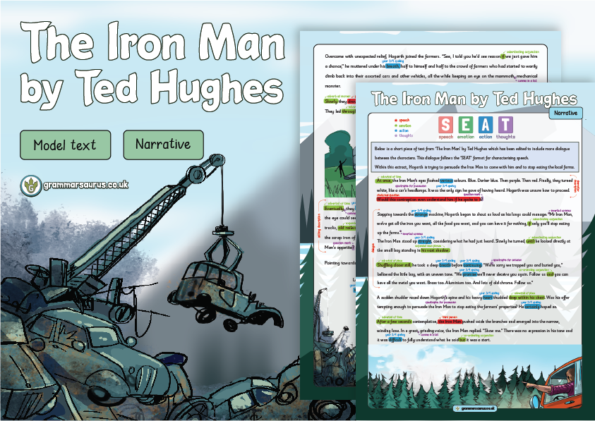 Year 4 Model Text Narrative The Iron Man Grammarsaurus Year 4 Model Text Narrative The Iron Man Grammarsaurus