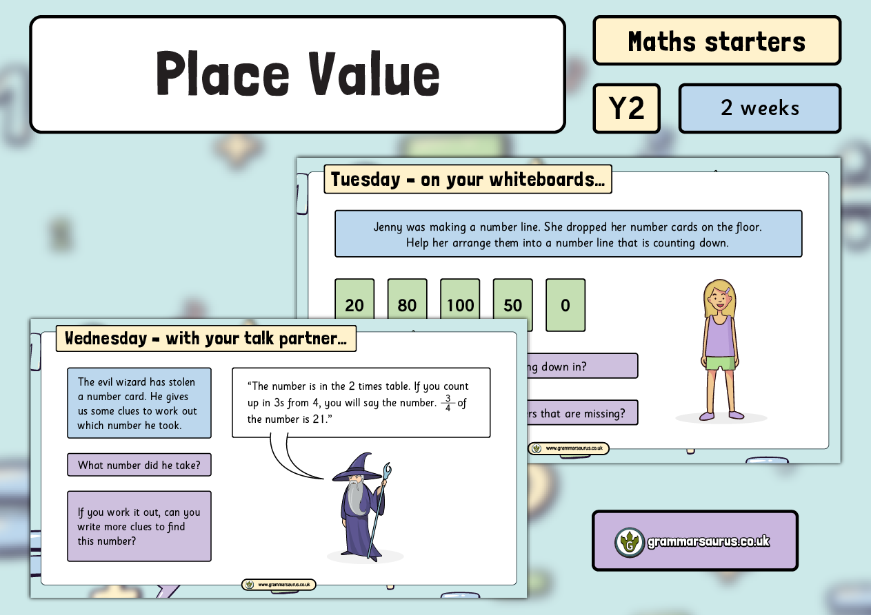 place value maths starters