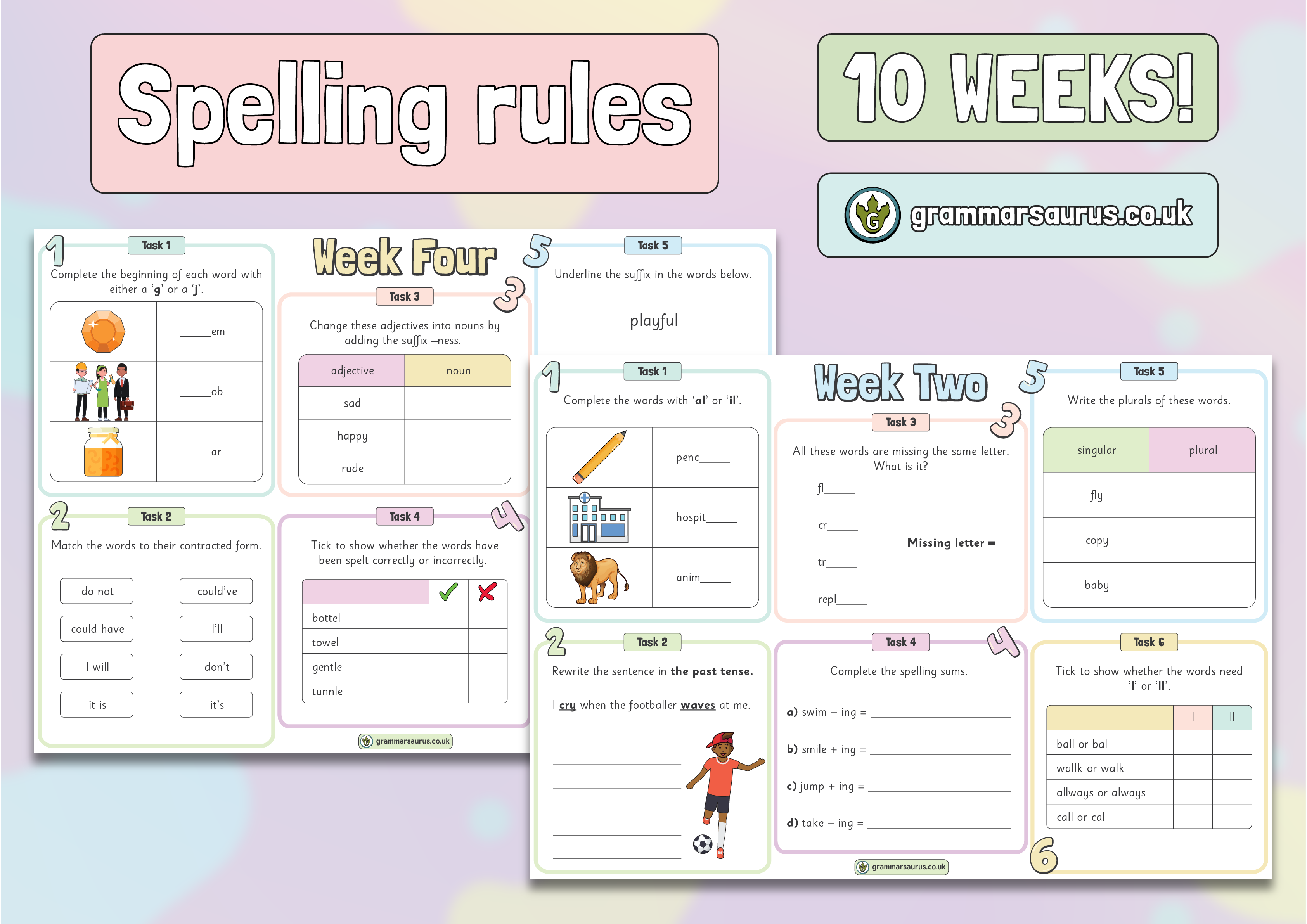 Year 5/6 Modal Verb Pack - Grammarsaurus