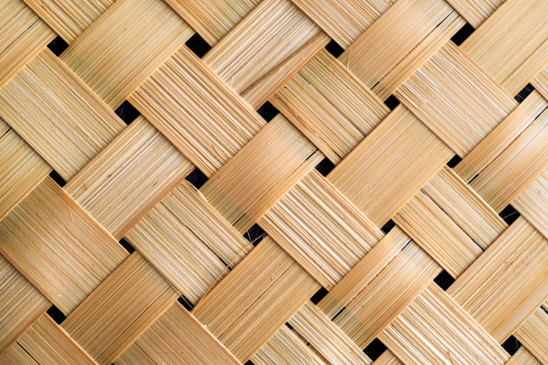 Closeup shot of the old bamboo weave texture - perfect for background ...