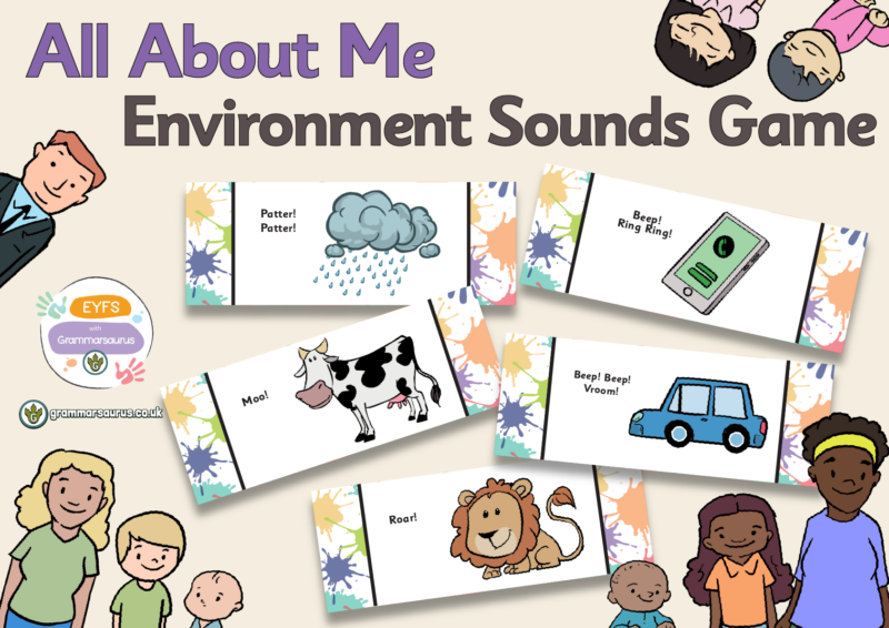 EYFS All About Me - Environment Sounds Game - Grammarsaurus