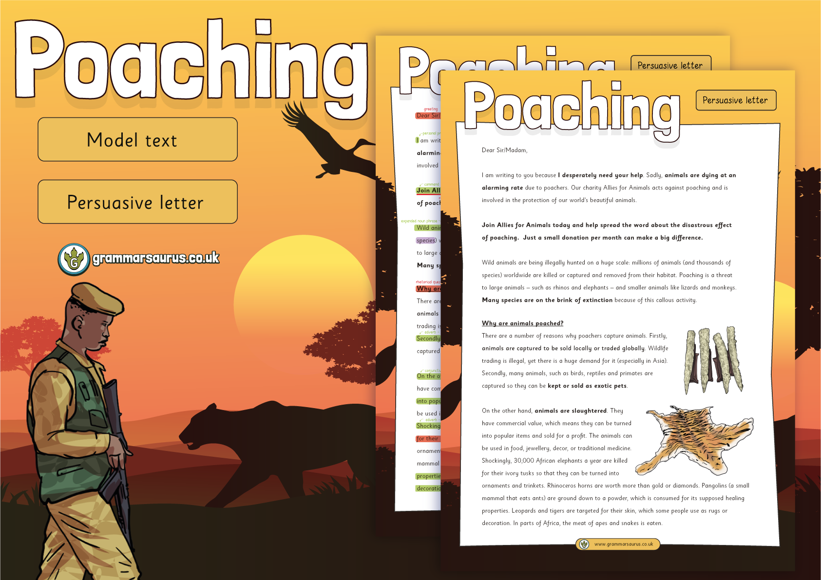 animal poaching persuasive essay