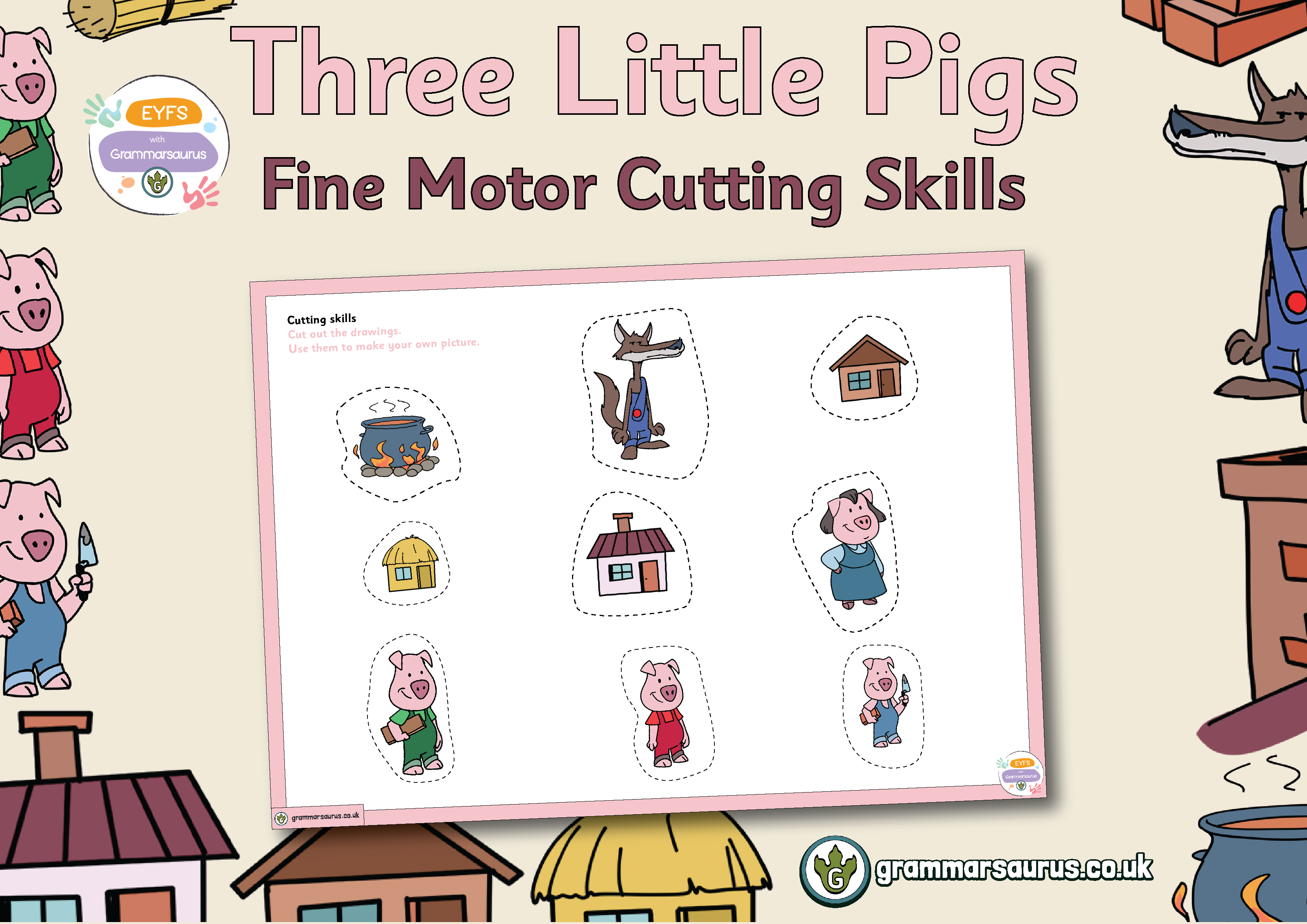 eyfs-three-little-pigs-fine-motor-cutting-skills-grammarsaurus