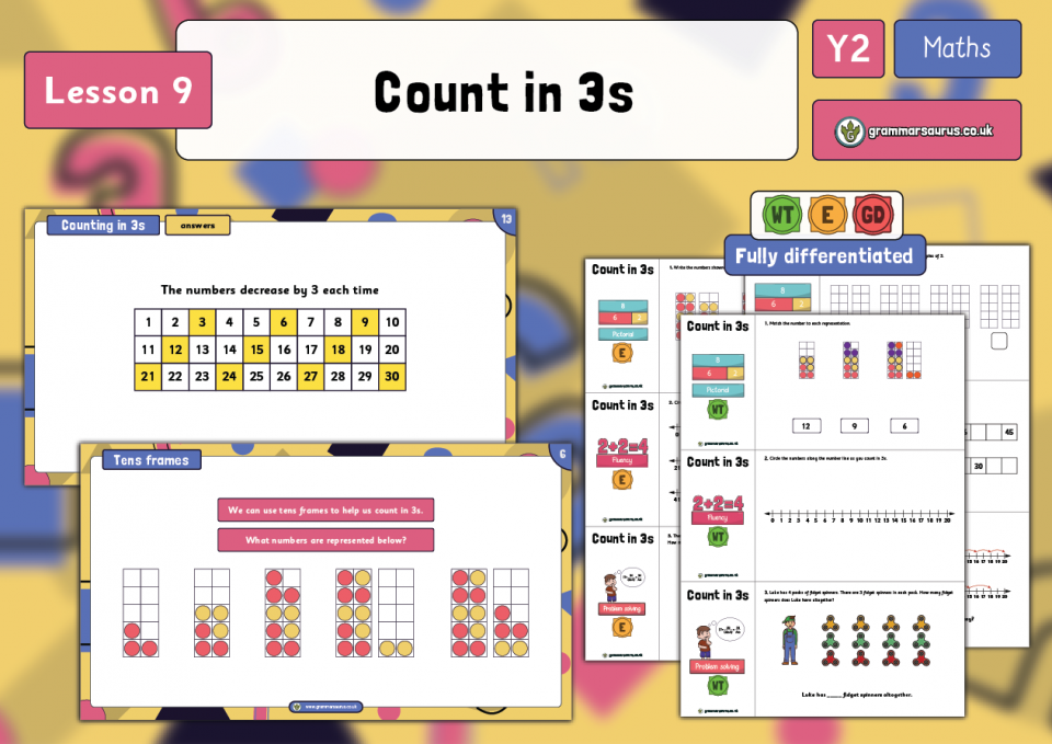 year-2-place-value-count-in-3s-lesson-9-grammarsaurus