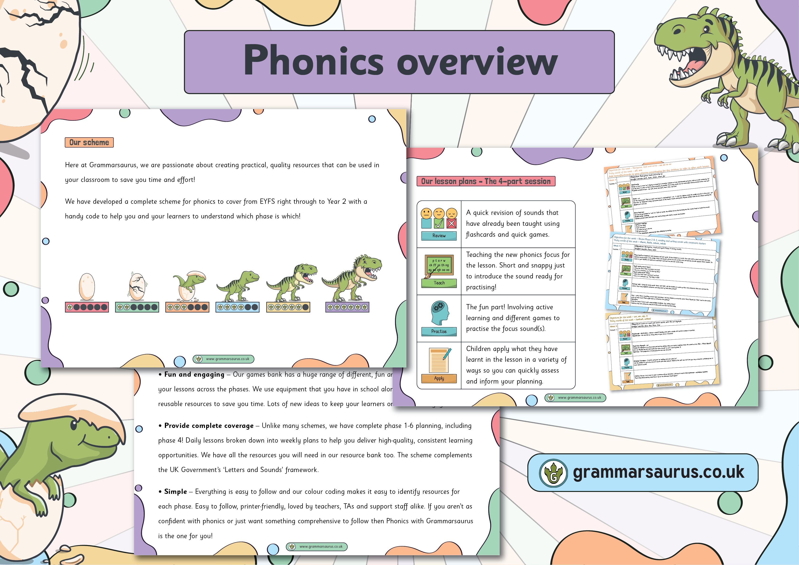 Phonics with Grammarsaurus - Overview - Grammarsaurus