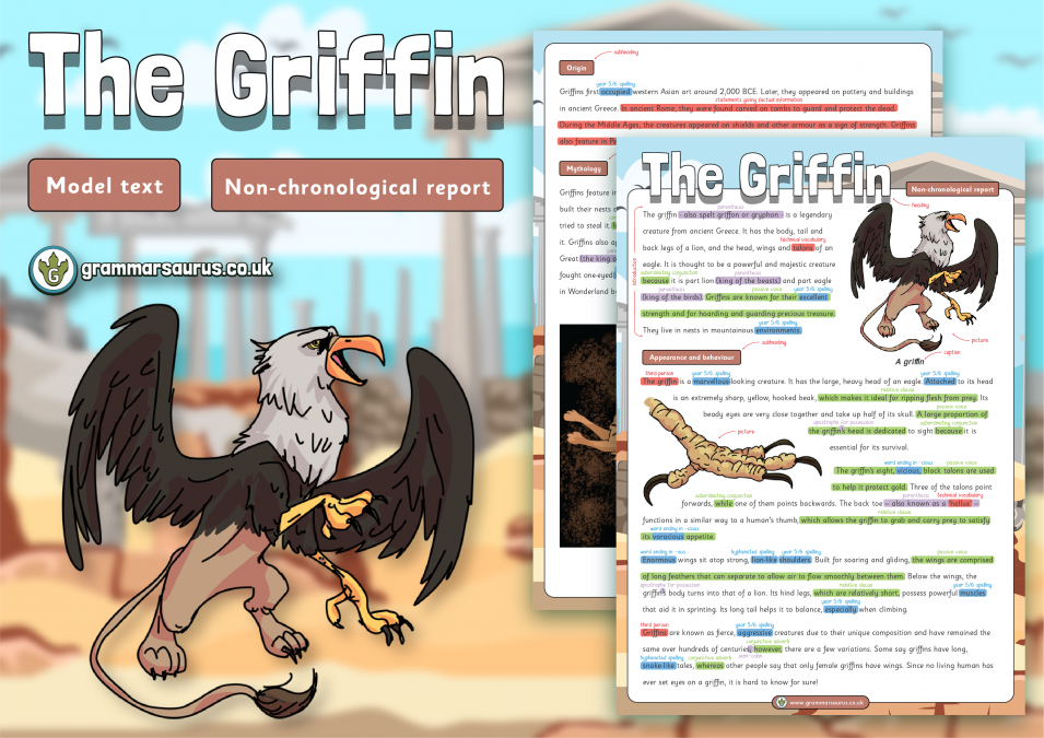 Year 6 Model Text – Non-chronological report - The Griffin ( gbsct P6 ...