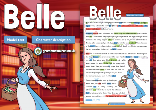 Year 2 Model Text - Character Description - Belle ( Gbsct P2 , Grade 1 ...