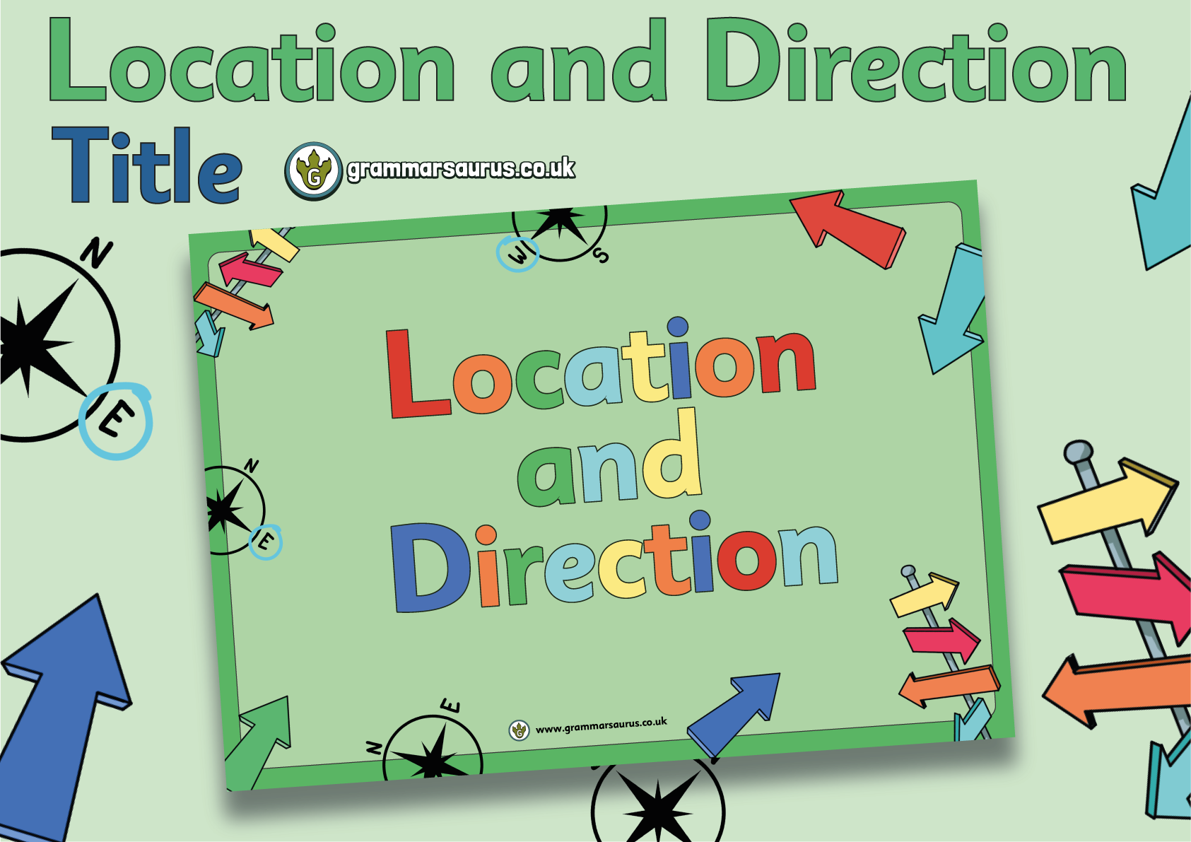 Geography Location and Direction Title Grammarsaurus