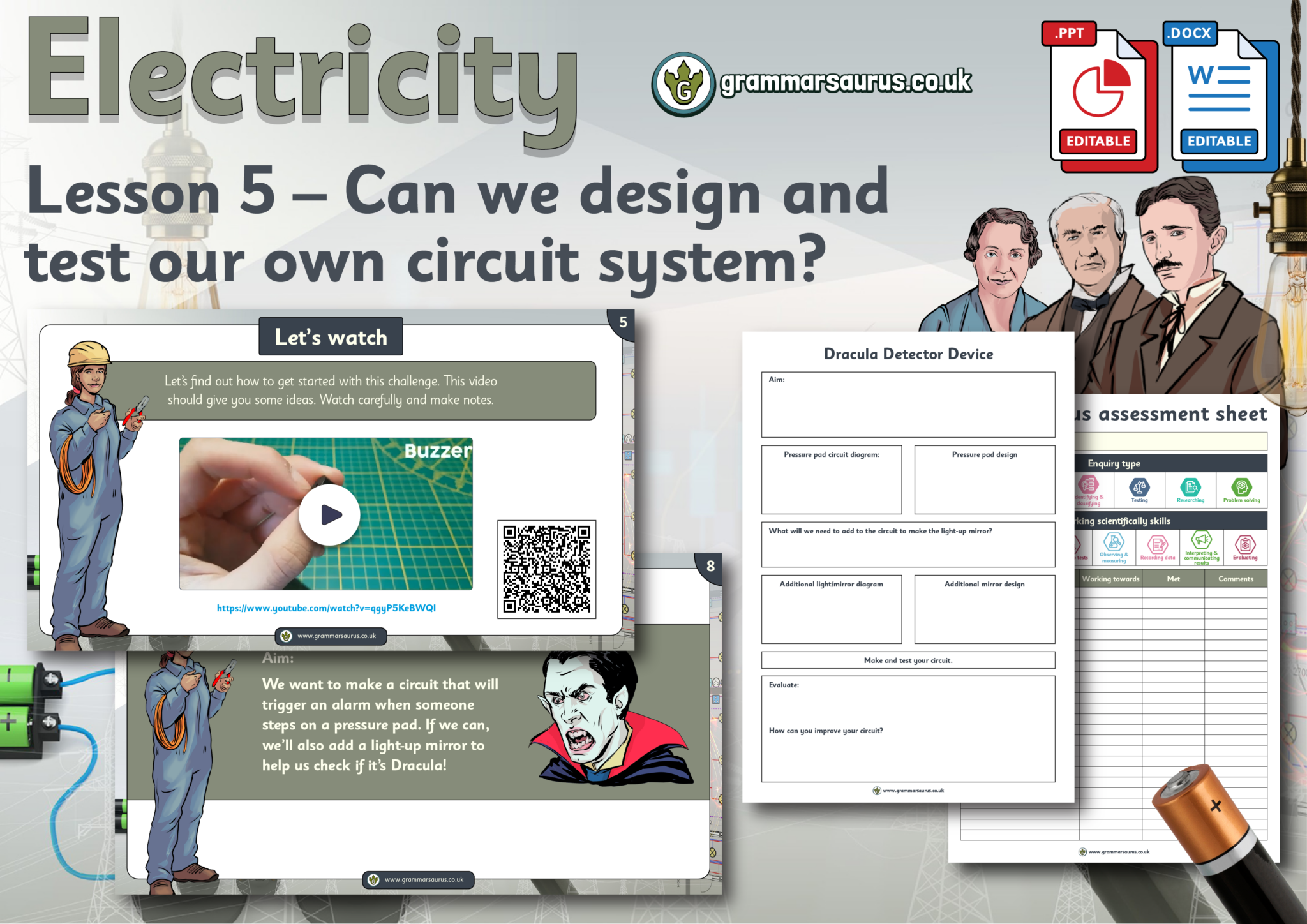 Year 6 Science – Electricity – Can we design and test our own circuit ...