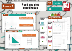 Year 5 Position and Direction – Read and plot coordinates – Lesson 1 ...