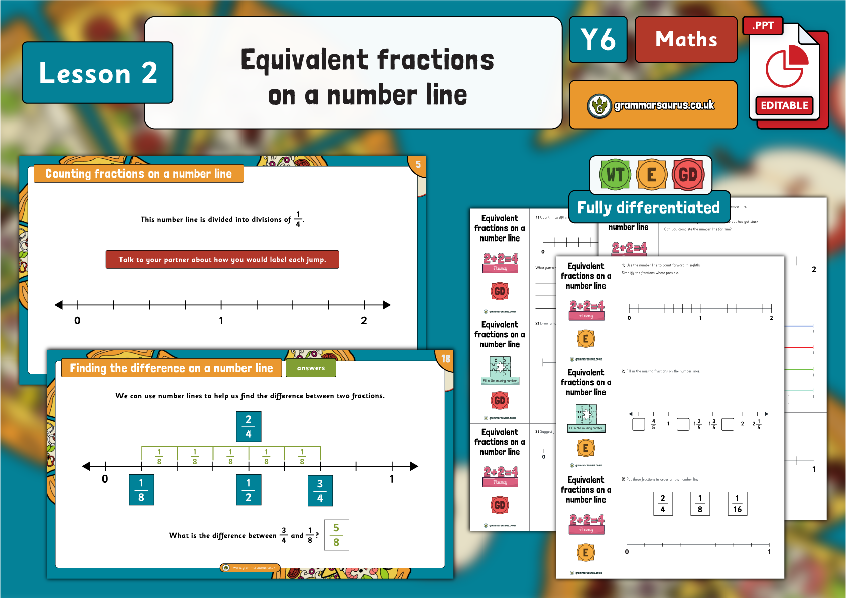 simplifying fractions problem solving year 6