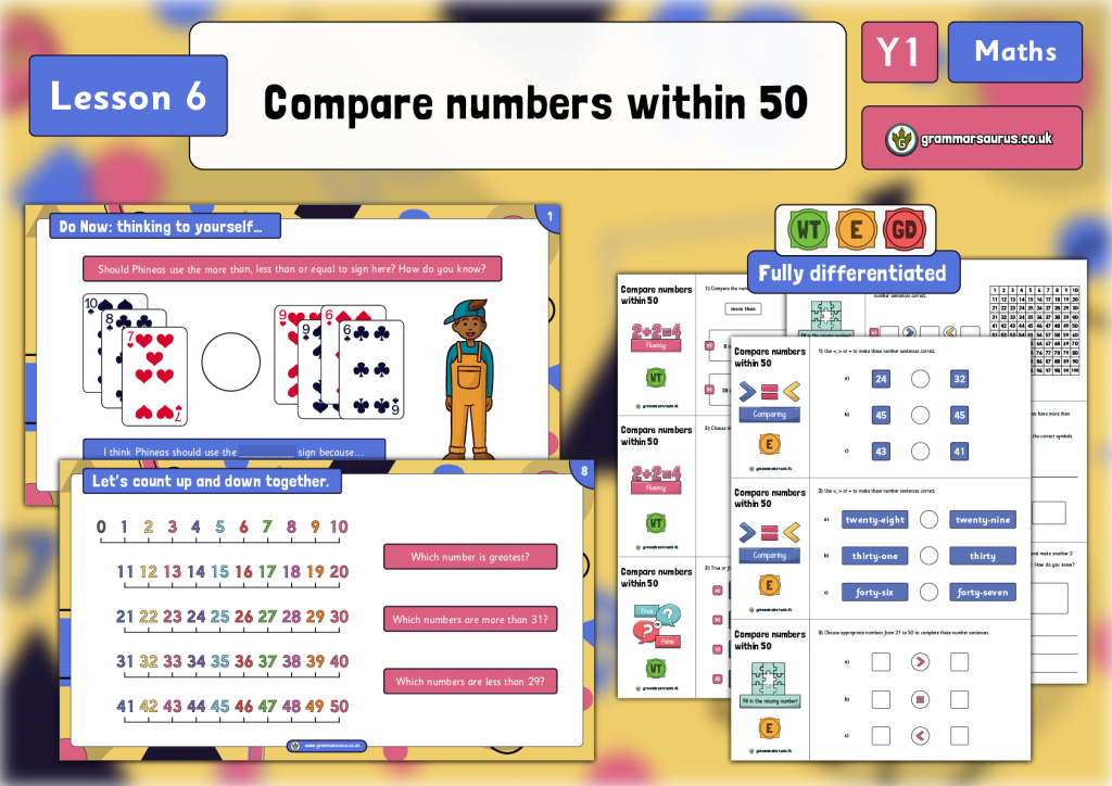 year-1-place-value-within-50-compare-numbers-within-50-lesson-6