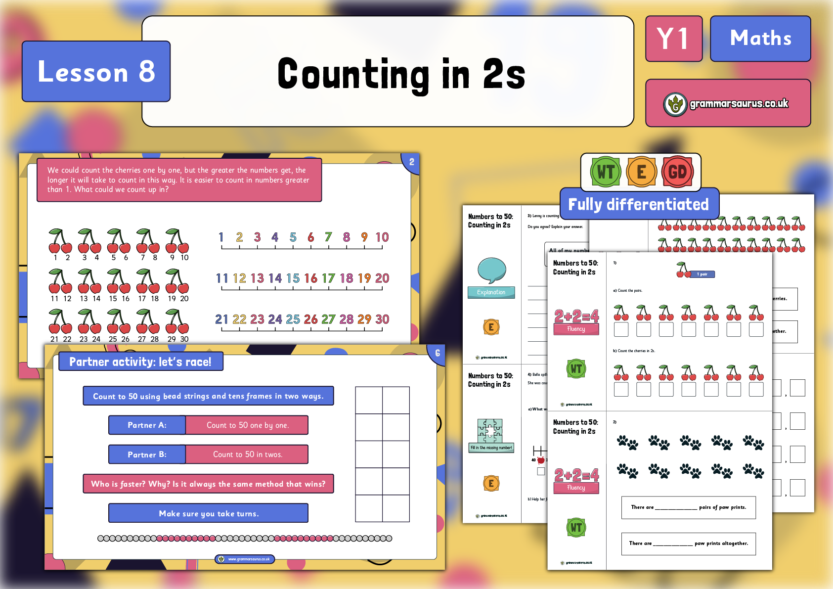 year-1-place-value-within-50-counting-in-2s-lesson-8-grammarsaurus