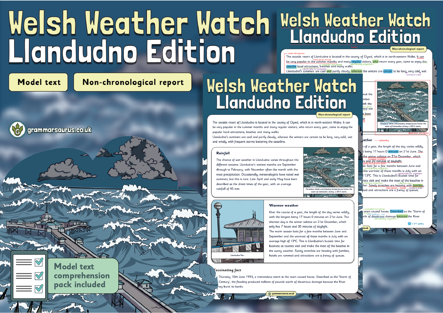 Year 3 Model Text - Non-chronological report – Welsh Weather Watch ...