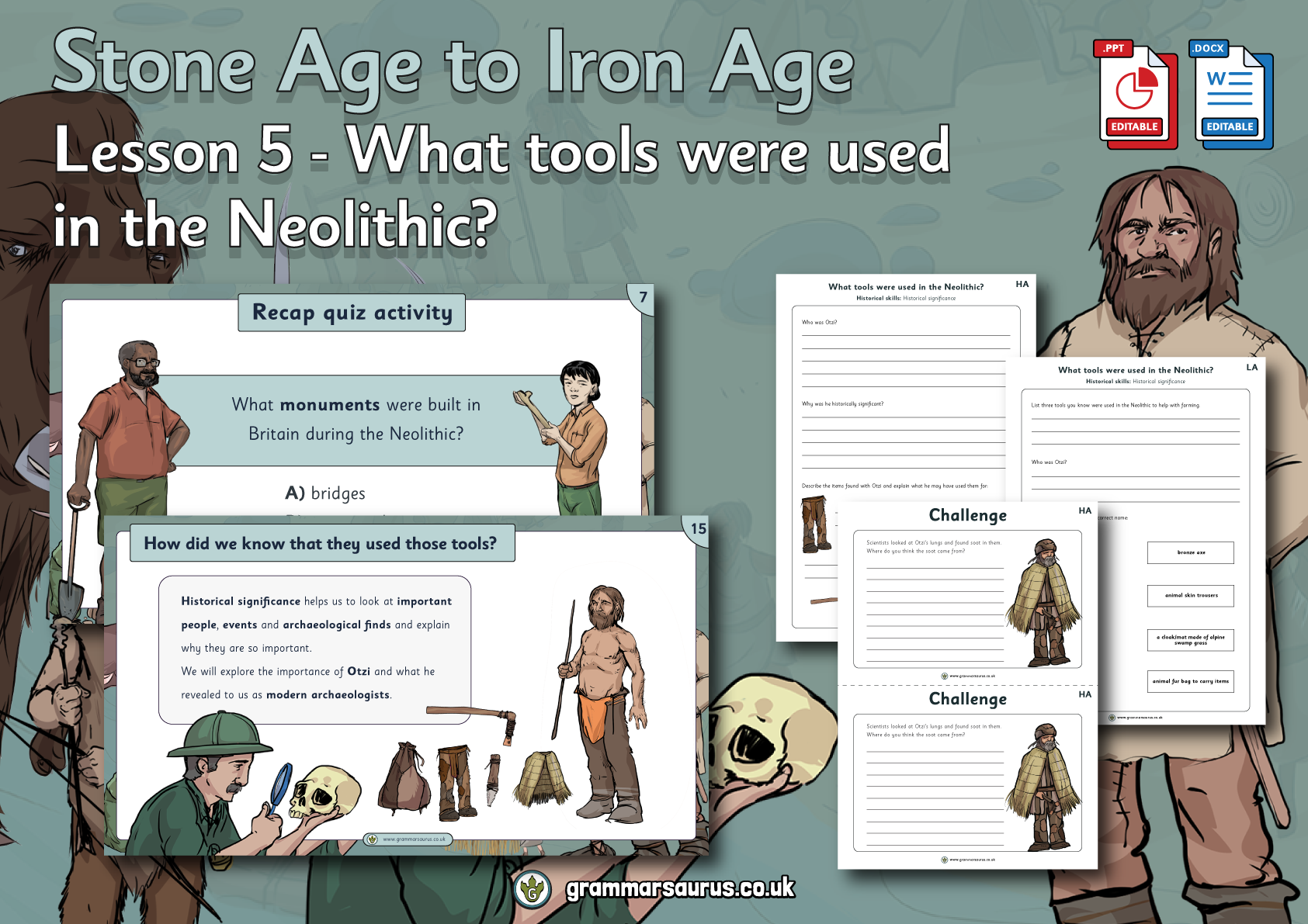 Year 3 History – Stone age to Iron age – What tools were used in the ...