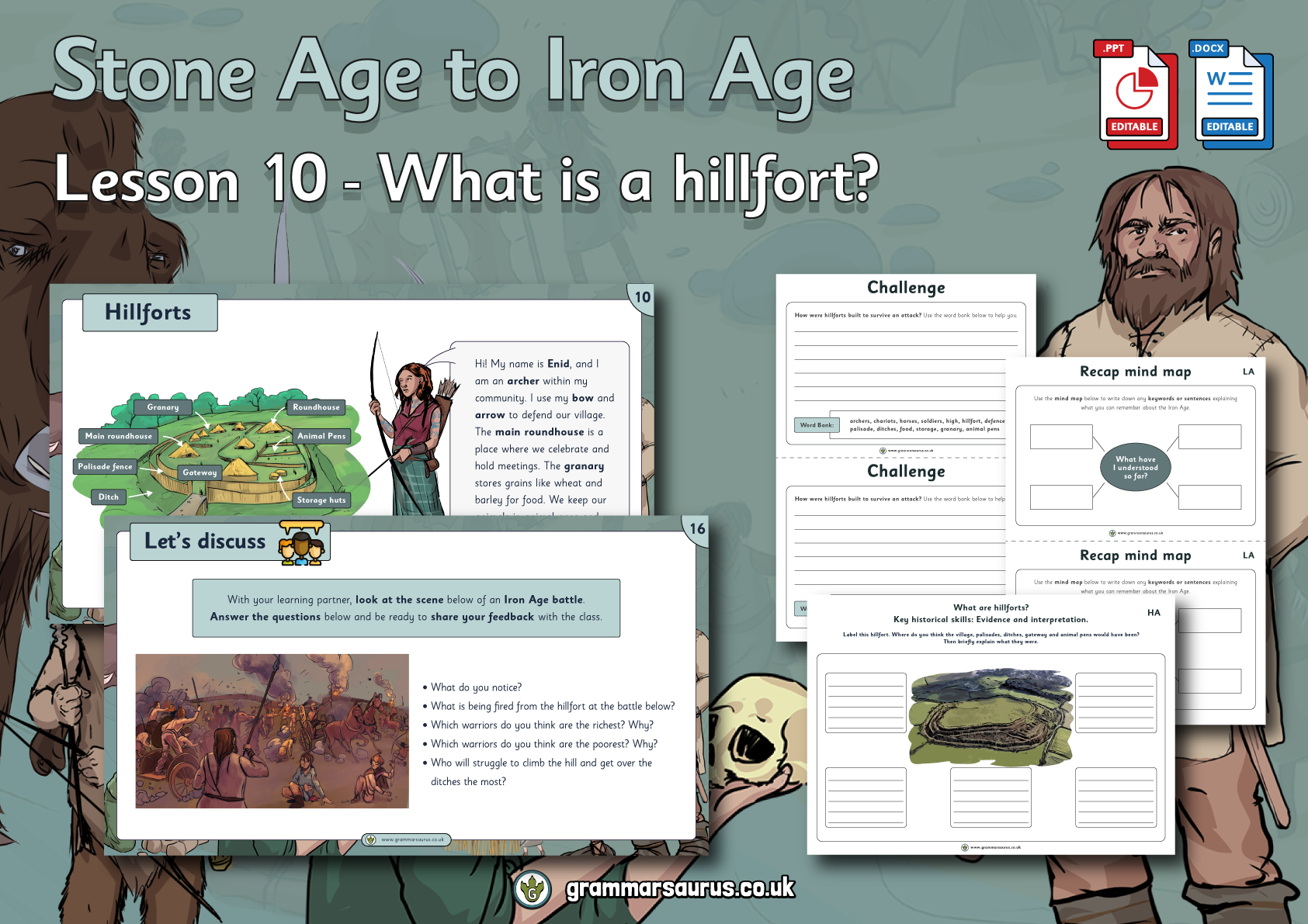 Year 3 History Stone age to Iron age What is a hillfort? Lesson 10